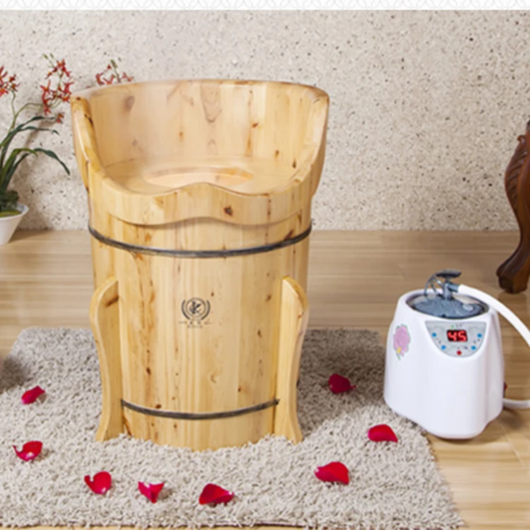Vaginal Steam Wood Chair Vaginal Steamer Barrel