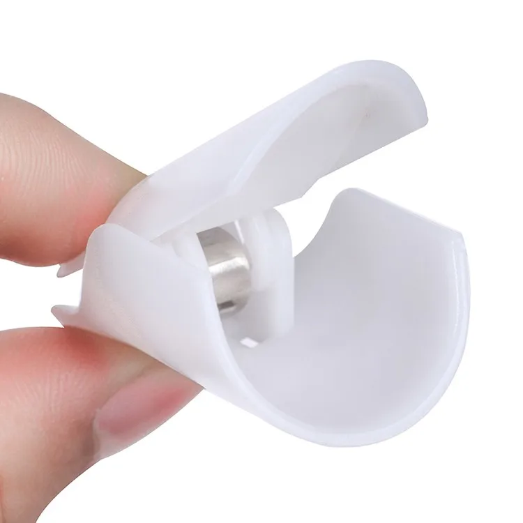 10pcs Plastic Gel Nail Polish Remover Clip, Soak Off Cleaner Cap Clip/Wearable Nail Soaker Cap