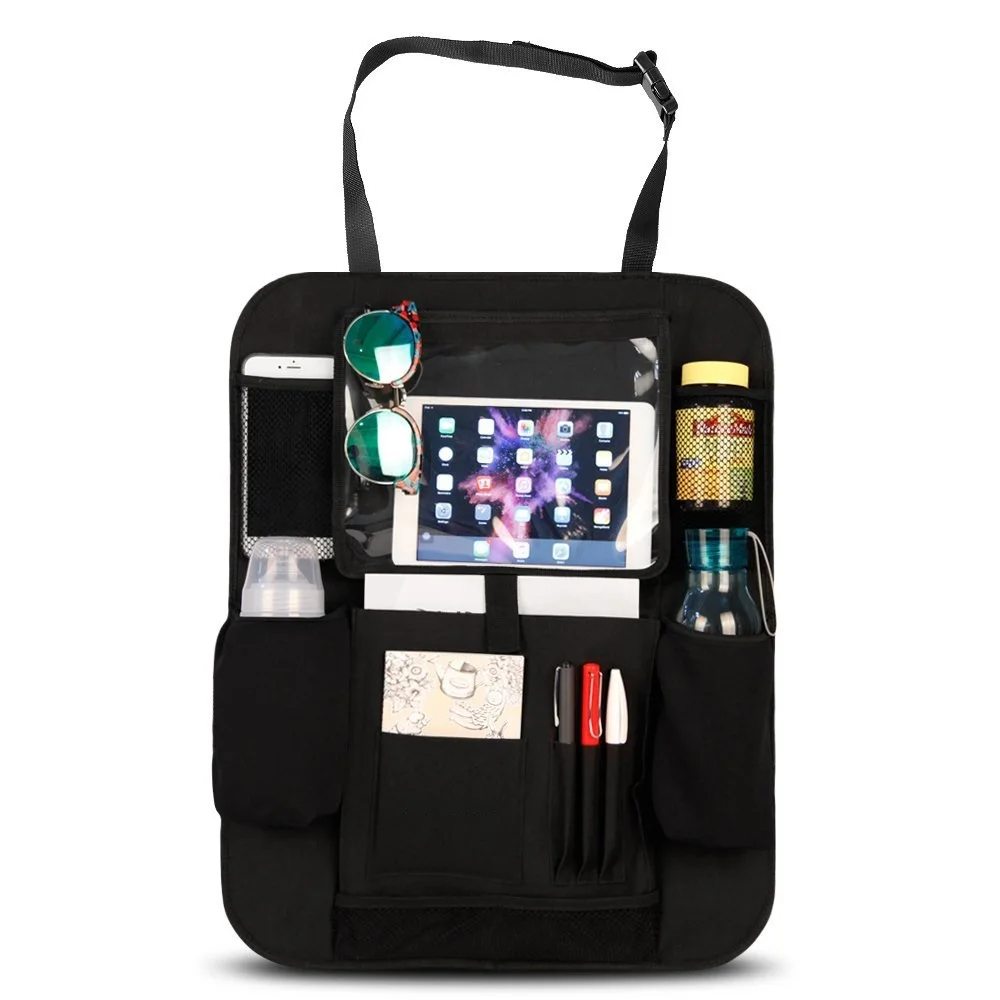 Автомобильный Органайзер на заднее сиденье с держателем для iPad/планшета