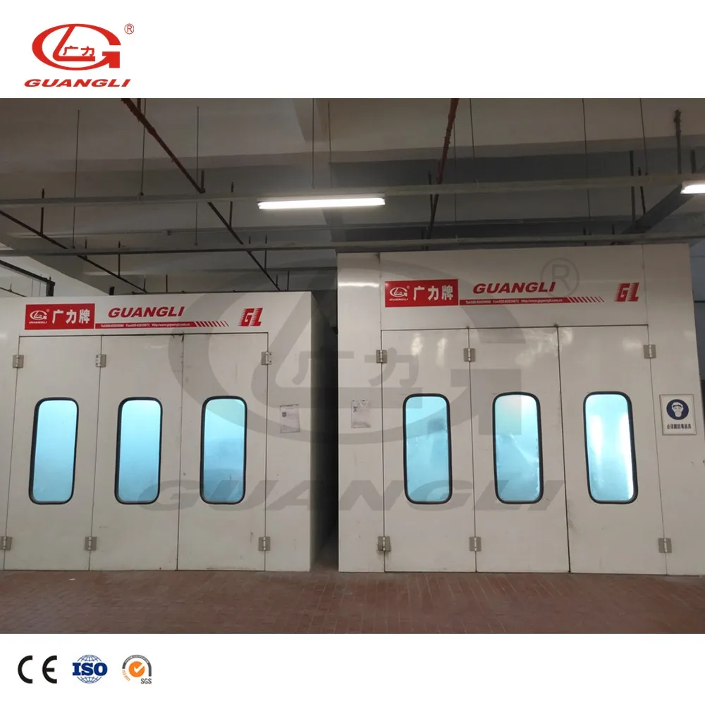 Hot sale full down semi draft car paint spray booth