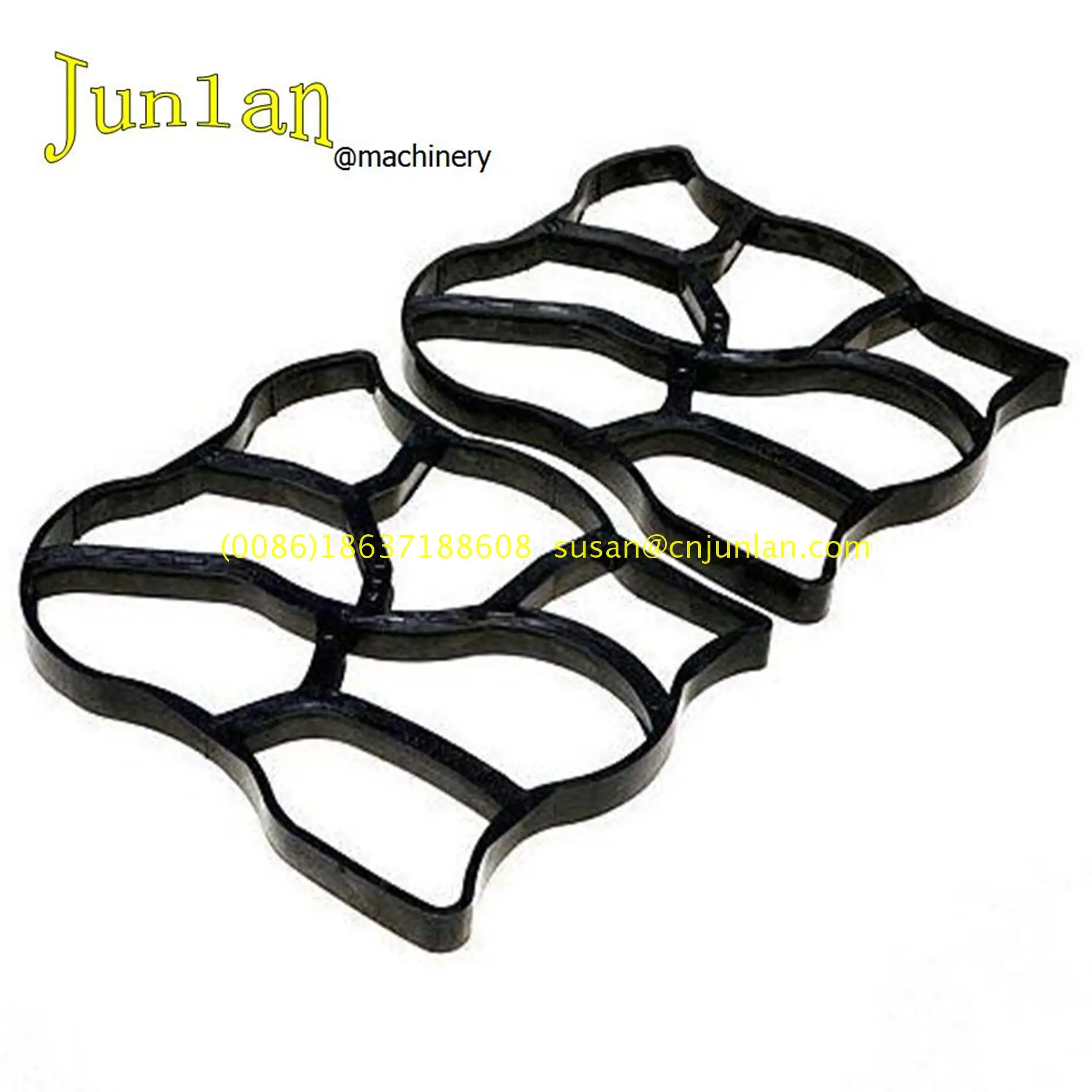 DIY style plastic moulds for make interlock concrete paver