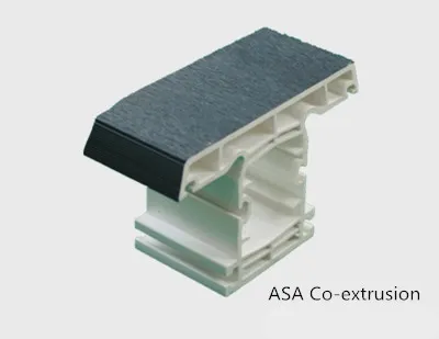 Huazhijie upvc profile pvc profile for window and door