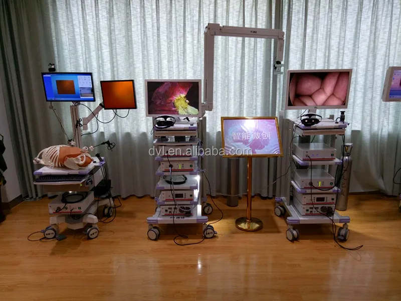 Professional Medical Laparoscopy surgery equipment Full HD endoscopy camera with screen 1080p