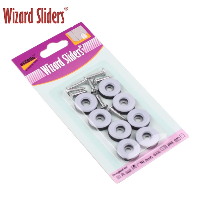 High Quality Floor Saver Chair Ptfe Glides Pad ,Slide Glides Nail-On Glides Pad With Screw