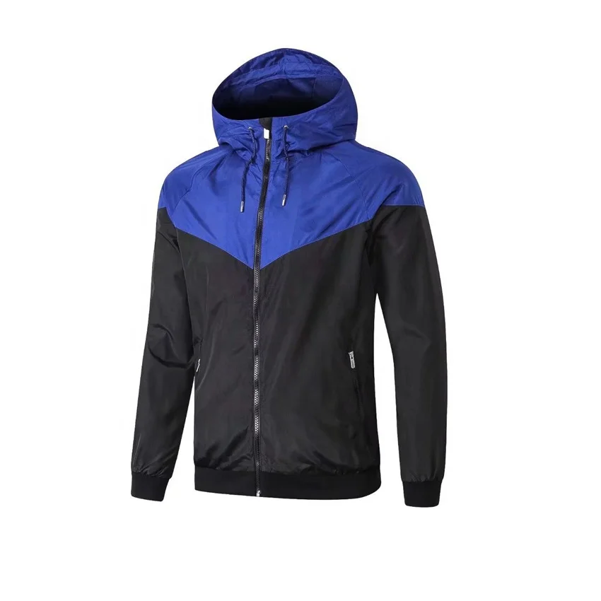Latest Football Design Jacket Men Top Outwear Waterproof Windbreaker