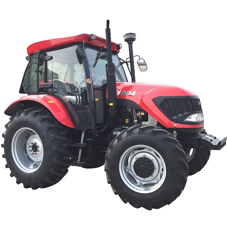 Китай лучшая цена хорошее качество фермы 4x4 4wd четыре колеса 90hp 95hp трактор с воздушный салонный