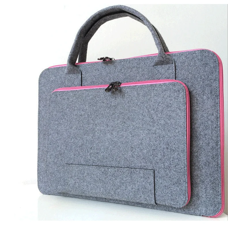 Universal tablet case portable 15.6 inch felt laptop sleeve for notebook