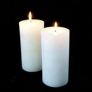 
wholesale high quality Big Size Wax large White Church Pillar Candles 
