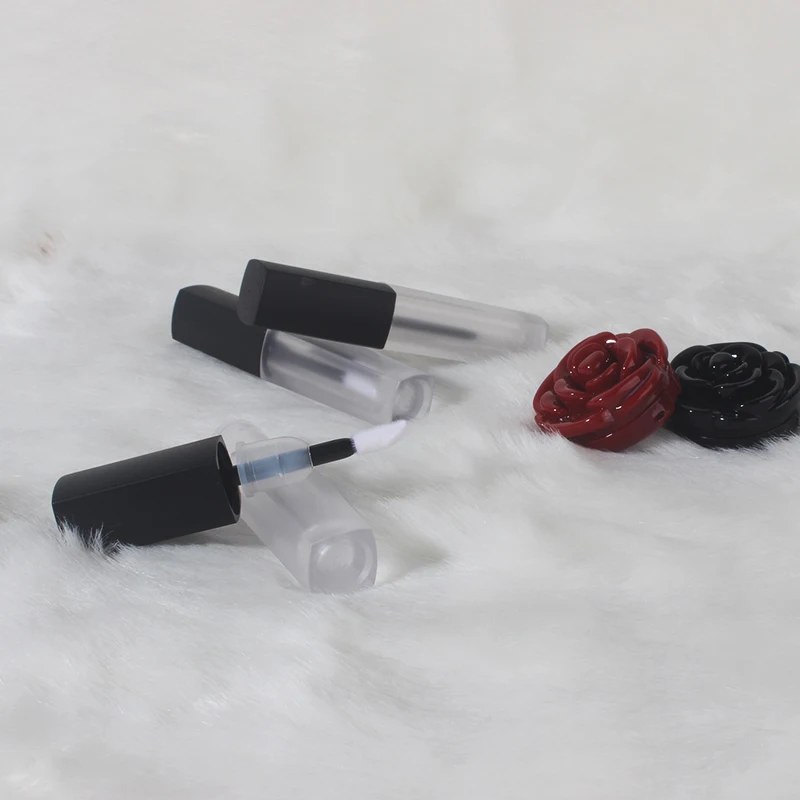 mini tube 2.5ml small capacity frosted lip gloss tube cosmetic