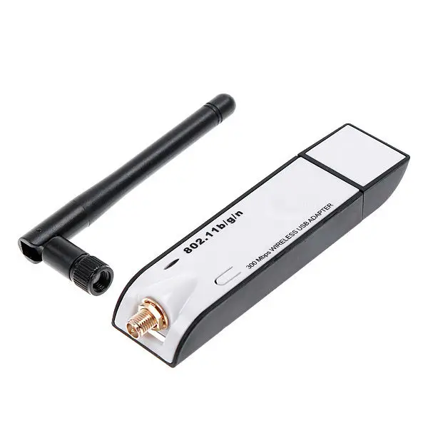 USB-Адаптер Беспроводной/WiFi со Антенной Съёмной 300Мбит/с