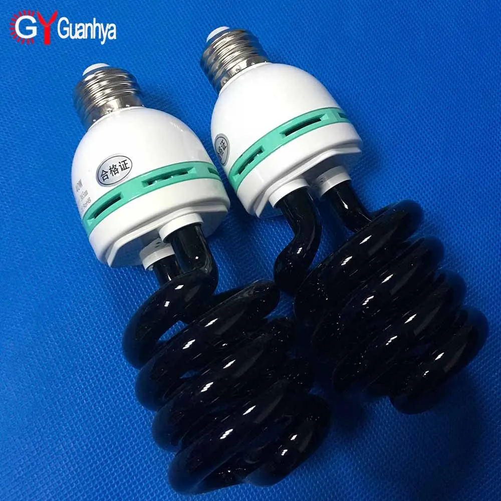 Spiral lamp UV Black bulb E27 365nm 220v for trapping insects