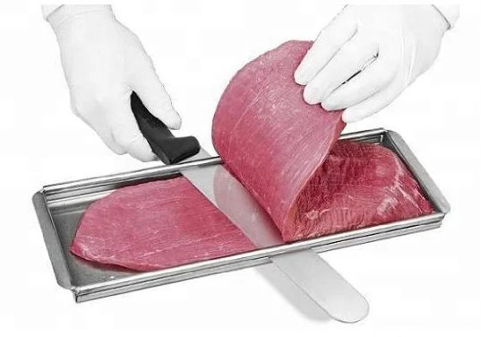 Home kitchen use stainless steel jerky cutting board