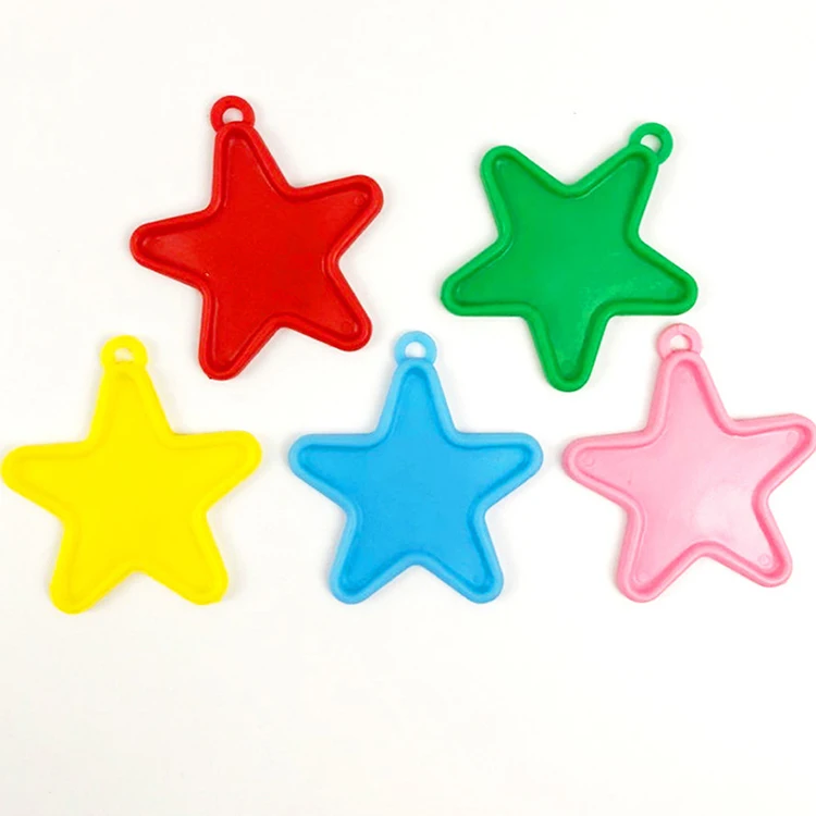 Wholesale Different Design Plastic Helium Foil Balloon Weights Mix Color