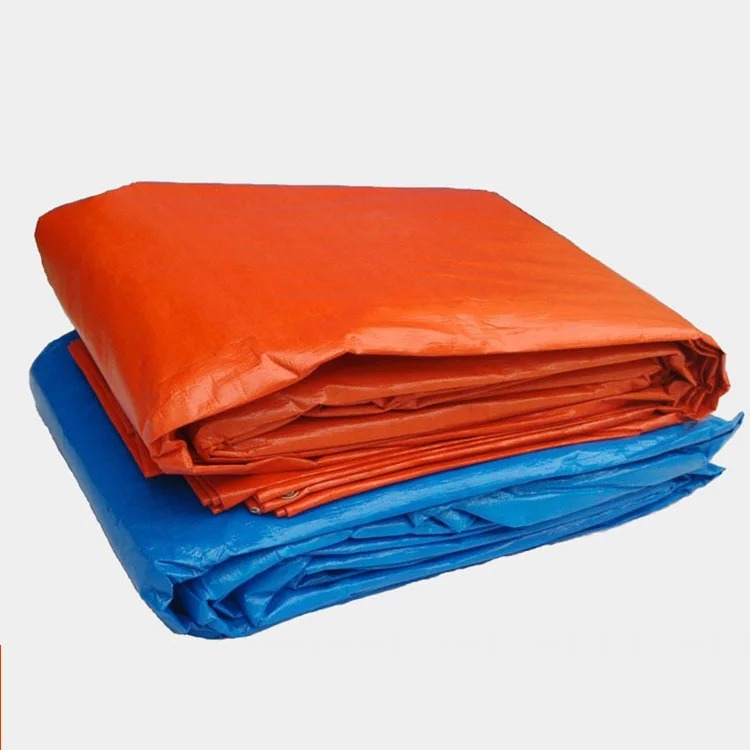 Outdoor Waterproof silver color pe tarpaulin Lightweight Reinforced Cover Protector Production all colors available awning sheet