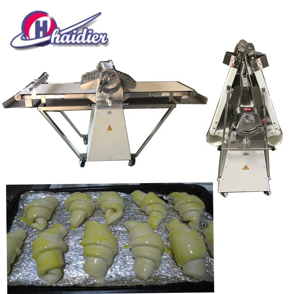 Cheap price of bakery machinery dough laminating machine croissant sheeter machine from Haidier