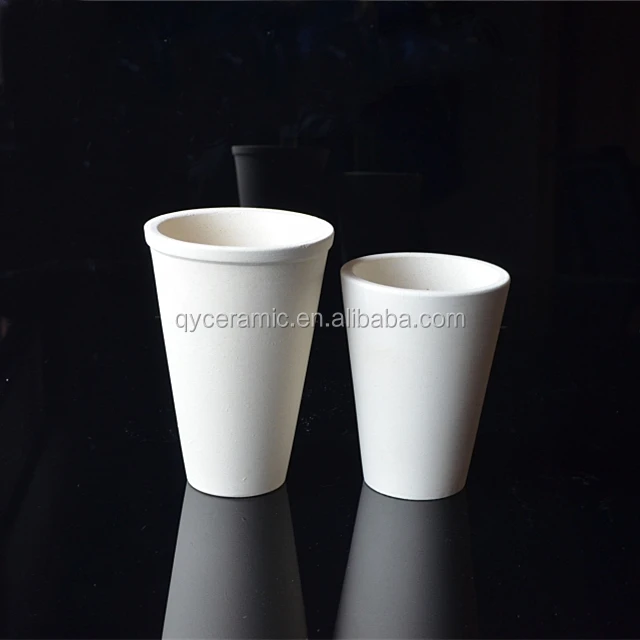 Laboratory Gem30 Gem40 Gem45 Gem50 Gem65 refractory Fire Assay clay crucible for gold melting
