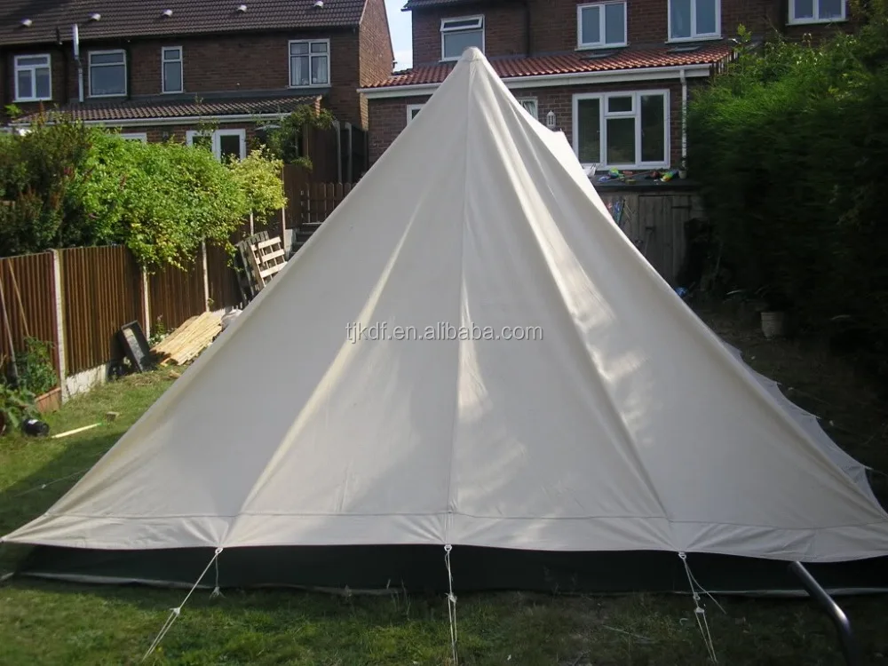 2017 New Pyramid Yurt Tent Waterproof Cotton Canvas Bell Tent for Camping PVC and Oxford Fabric