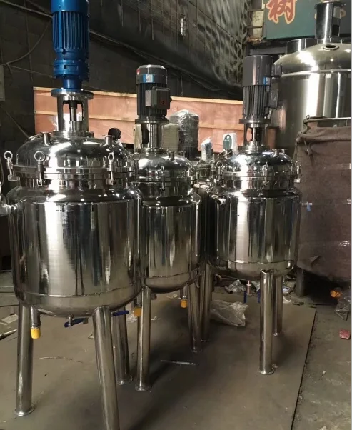 vacuum heating mixer tank reactor 1000L stainless steel reactor