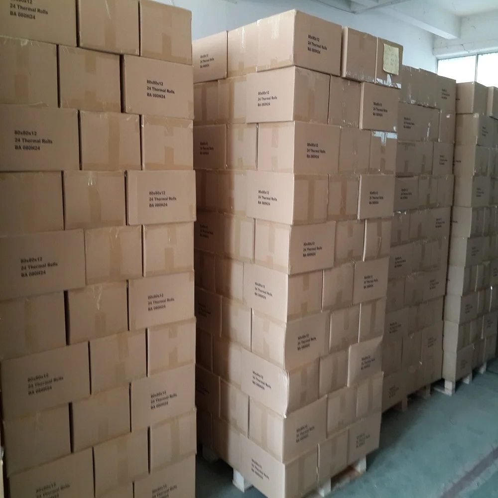 Термобумажные рулоны papel termico 80x80 мм для кассового аппарата принтера бумаги банкомата чековой термальной