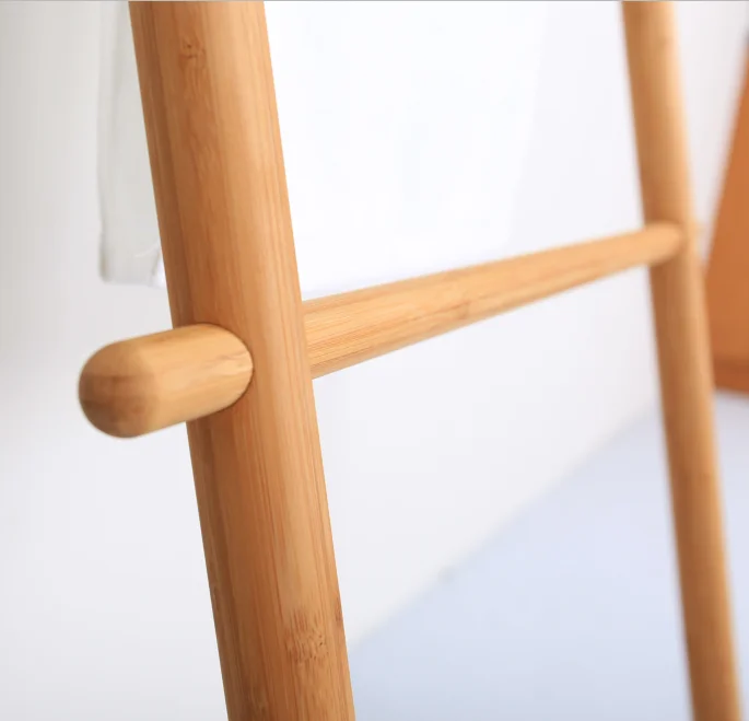 BAMBKIN Bathroom furniture bamboo towel rack towel ladder towel hanger