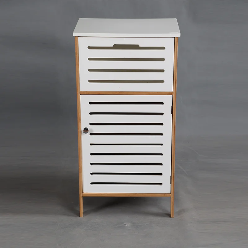 
Wholesale rotating bamboo MDF living room furniture cabinet 