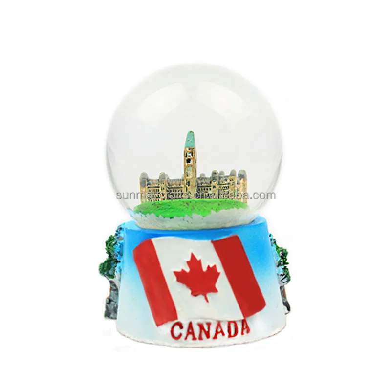 Смола сувенирные стеклянные снежный шар
