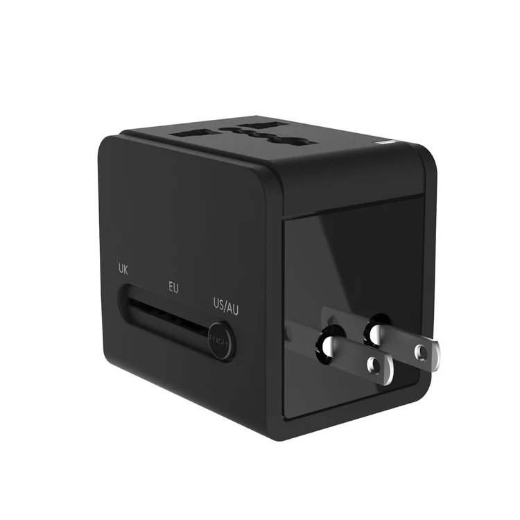 4 in 1 Built-in Multiple Plugs Universal  USB Travel Adapter Accept 100V to 250V Reach Compatible
