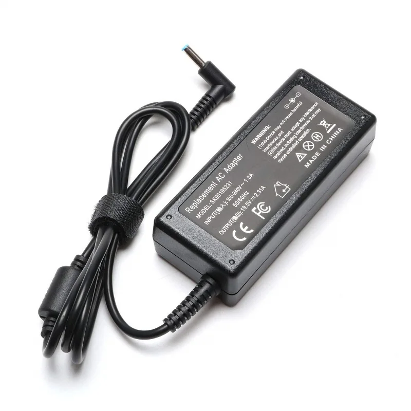 45W 19.5V 2.31A Power Supply Charger AC Adapter With Blue Tip For HP Pavilion
