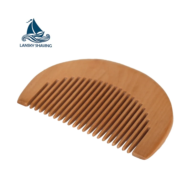 custom logo Beard brush and comb set for men beard care kit gift set