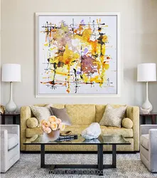 Real Hand Painted Colorful Abstract Acrynic Wall Arts Oil Painting on Canvas