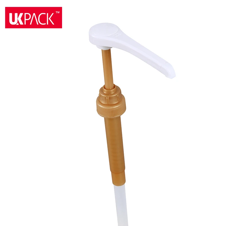  Пластиковая бутылка для сиропа с длинным соплом Диспенсер пищевой насос