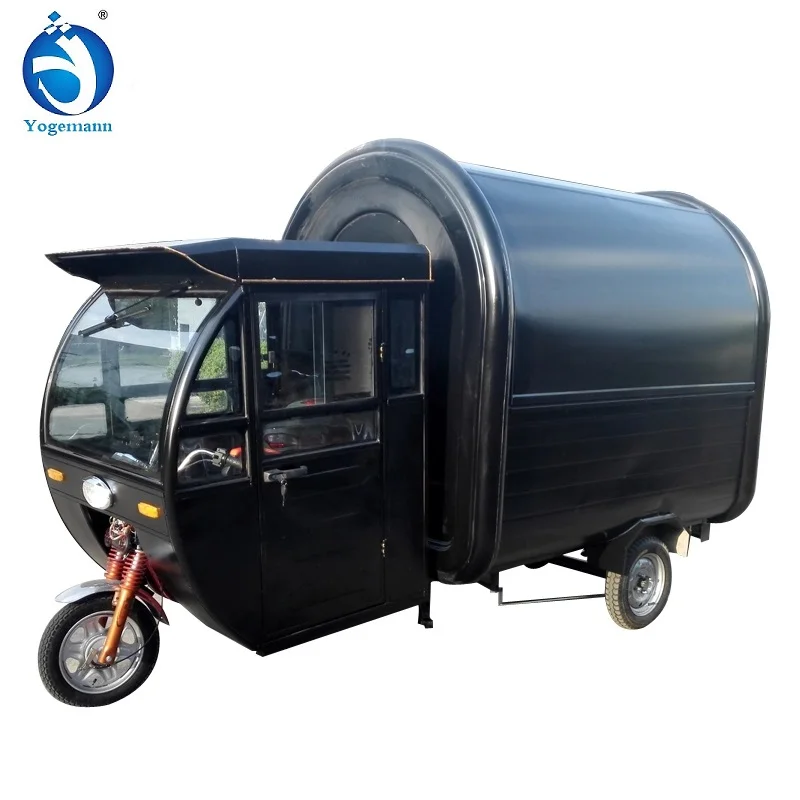 Ice Cream Cold Drink Three Wheeled Food Truck Food Cart for sale