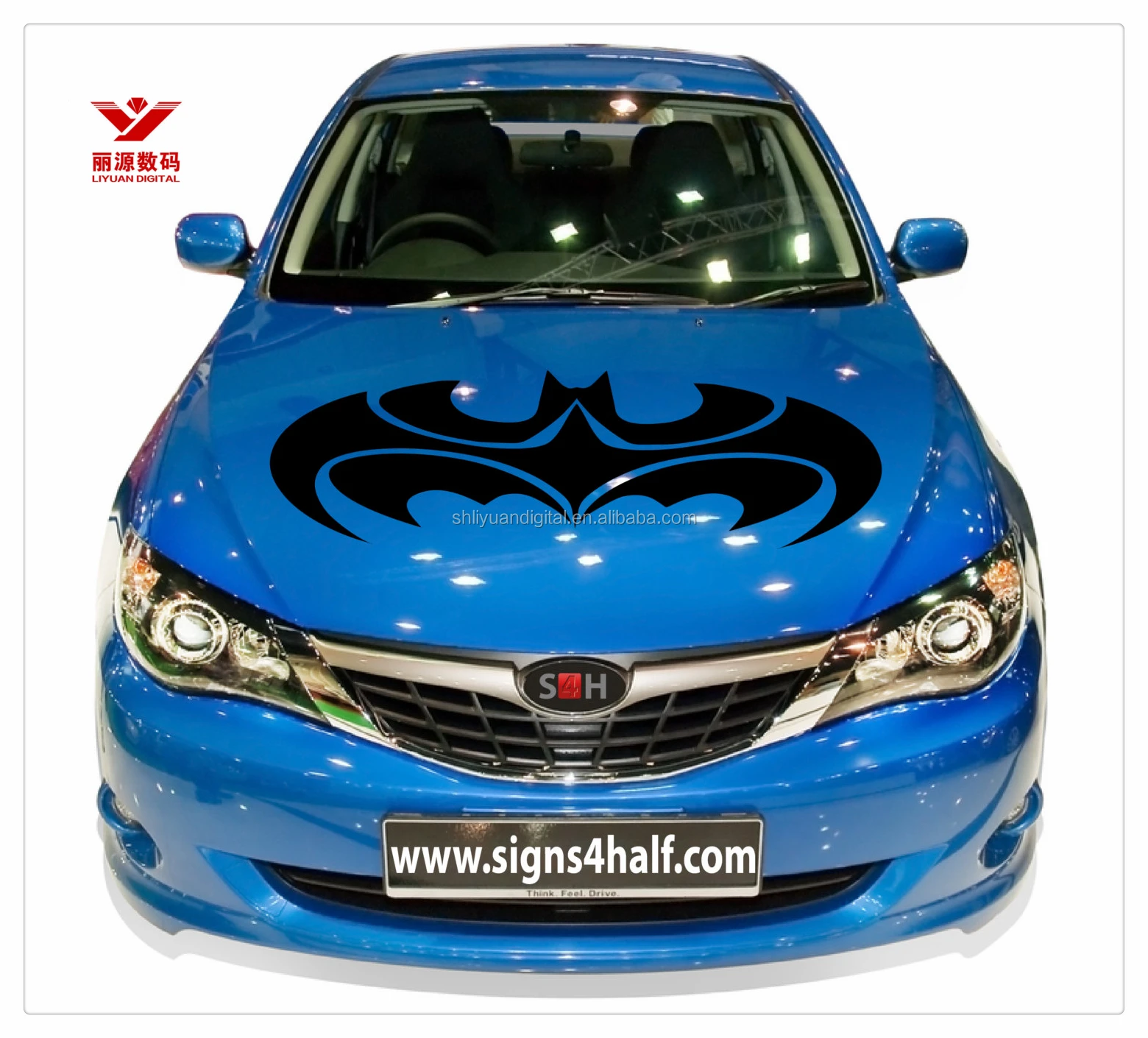 Digital Printing Customized Car Wrap Vinyl Stickers, Outdoor Car Decoration Sticker