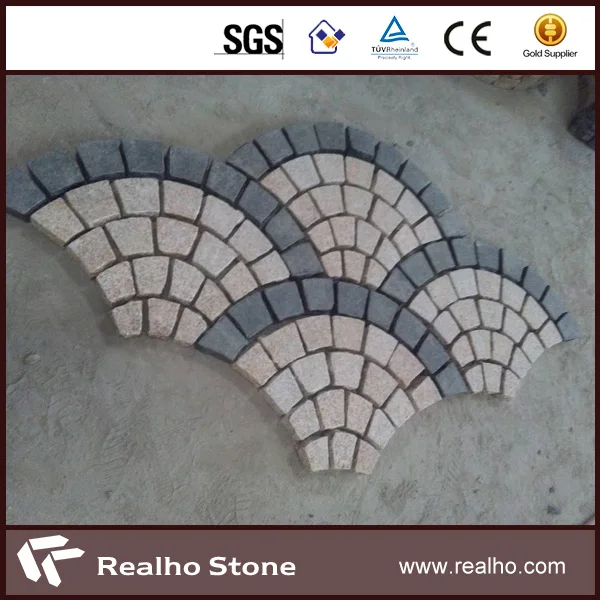 Cheap Price Interlocking Mesh Back Granite Driveway Pavers Lowes