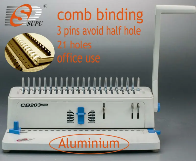 Машина Binding Руководство оргтехника Книга Binder Comb (CB203)