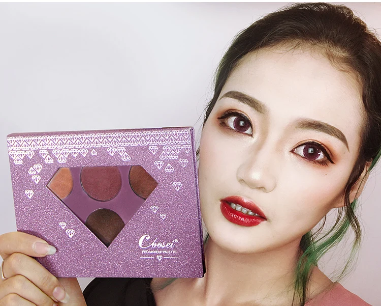 New high pigment private label eyeshadow palette cosmetic