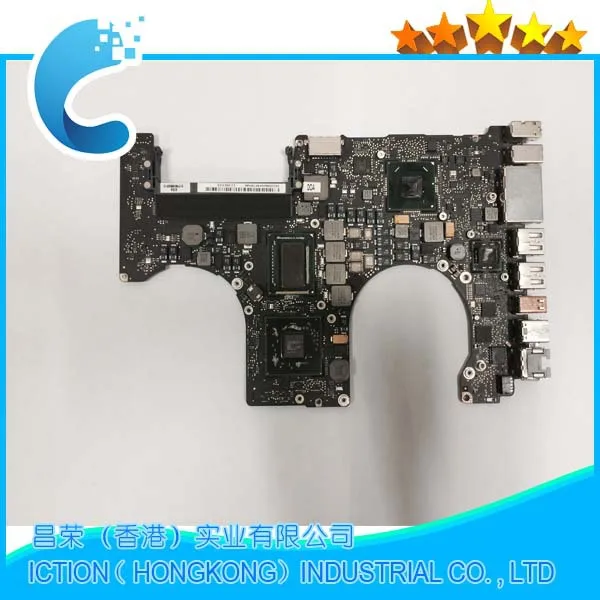 820-2915-B Laptop Motherboard For Macbook Pro 15 Inch A1286 Unibody 2011 SR02Q i7-2860QM Mainboard full tested