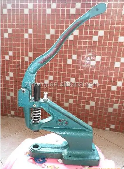Hand Press Eyelet Grommet Metal Manual Punching Machine