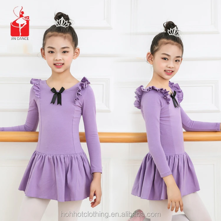 Hot Fashionable  Wholesale Cheap Tulle Chiffon Long Sleeves Training Dance Wear Skirt Tutu Ballet