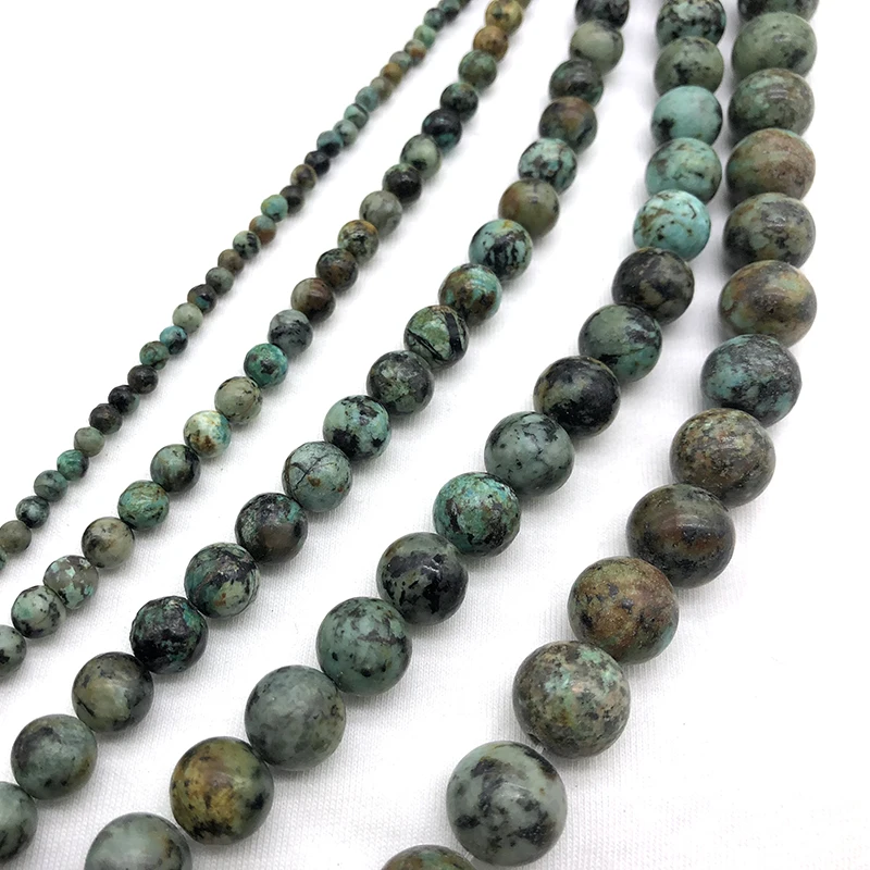 New arrivals natural african turquoise beads for jewelry making stone beads natural stone (AB1665)