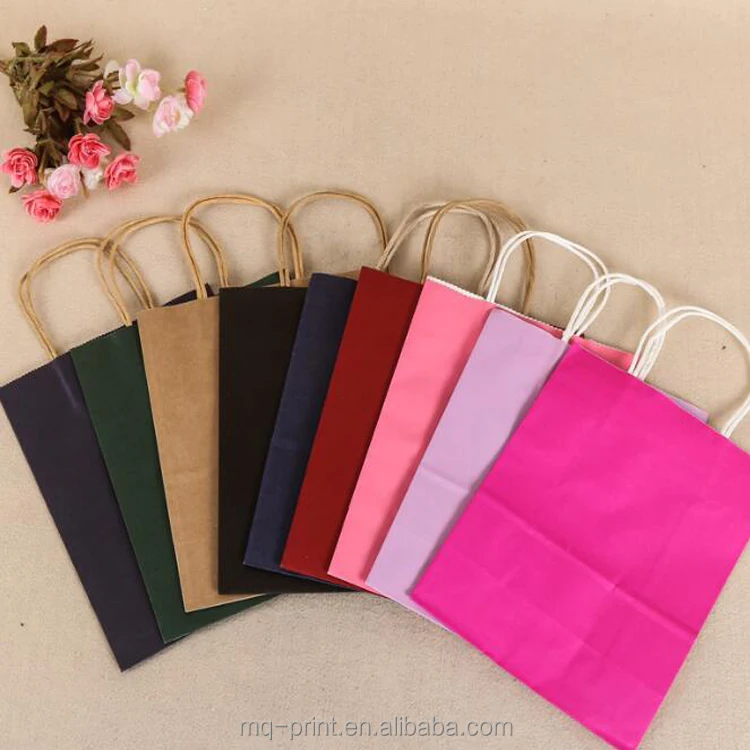 Made in Shanghai China hot sale promotion ecological craft paper bag