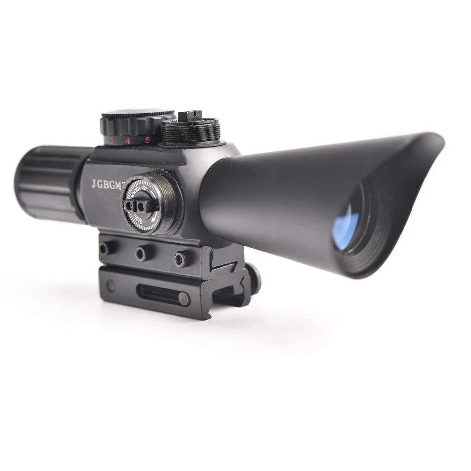 M7 4X30  reticle   scope with red laser for hunting