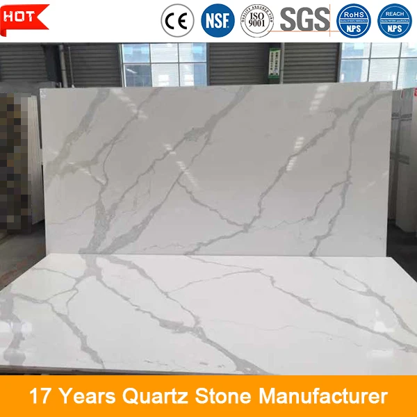 
New style calacatta engineered stone quartz for Interior design 