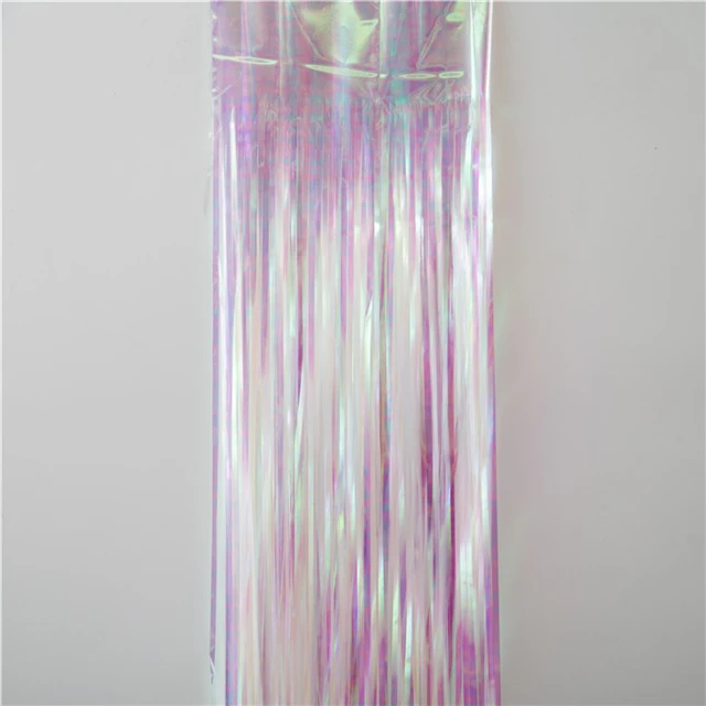 Colorful Rainbow Party Curtain For Wedding Event Backdrop Decoration