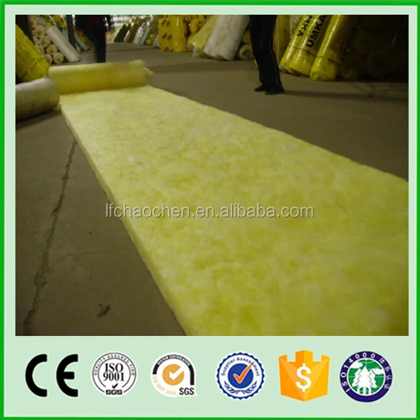 Fire rated Building 50mm 100mm thermal sheet production line insulation material glass wool