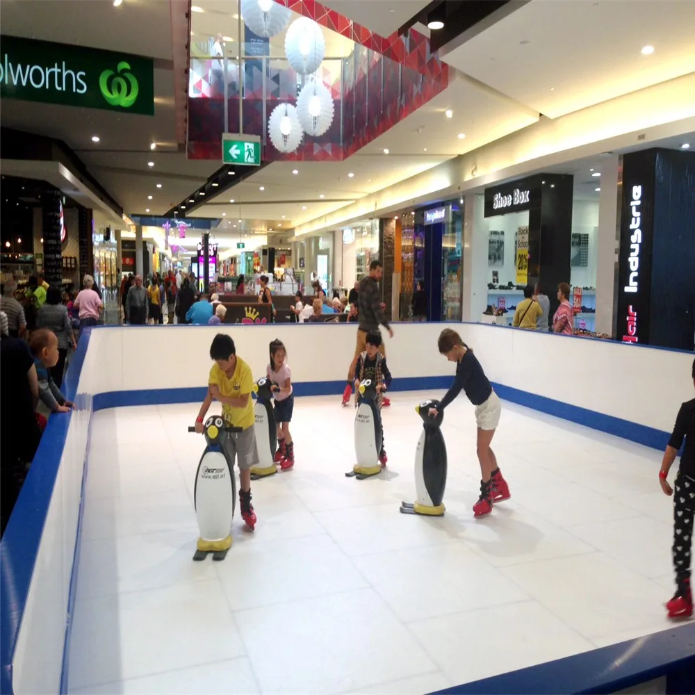 PE Material 15mm Hockey Synthetic Ice Skating Rink Plastic