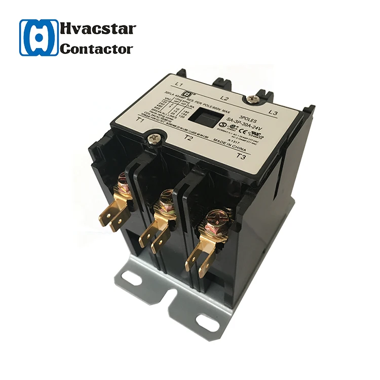 Электрические производителей оборудования сертификат ul DP вакуумный контактор (SA-3P-25A-240VAC)