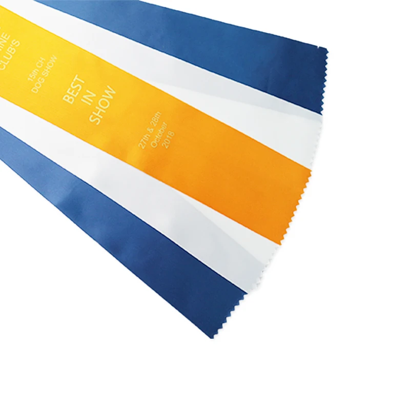 factory handmade high quality Dog Pet Show Award Satin Ribbon Rosette