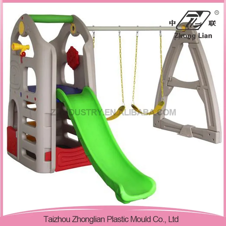 Plastic home school play durable children swing garden