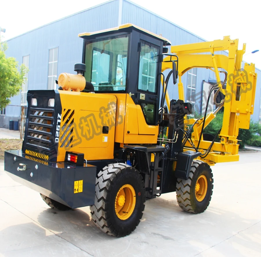 3meter length post 300mm diameter pile driving machine pile foundation construction hydraulic pile driver